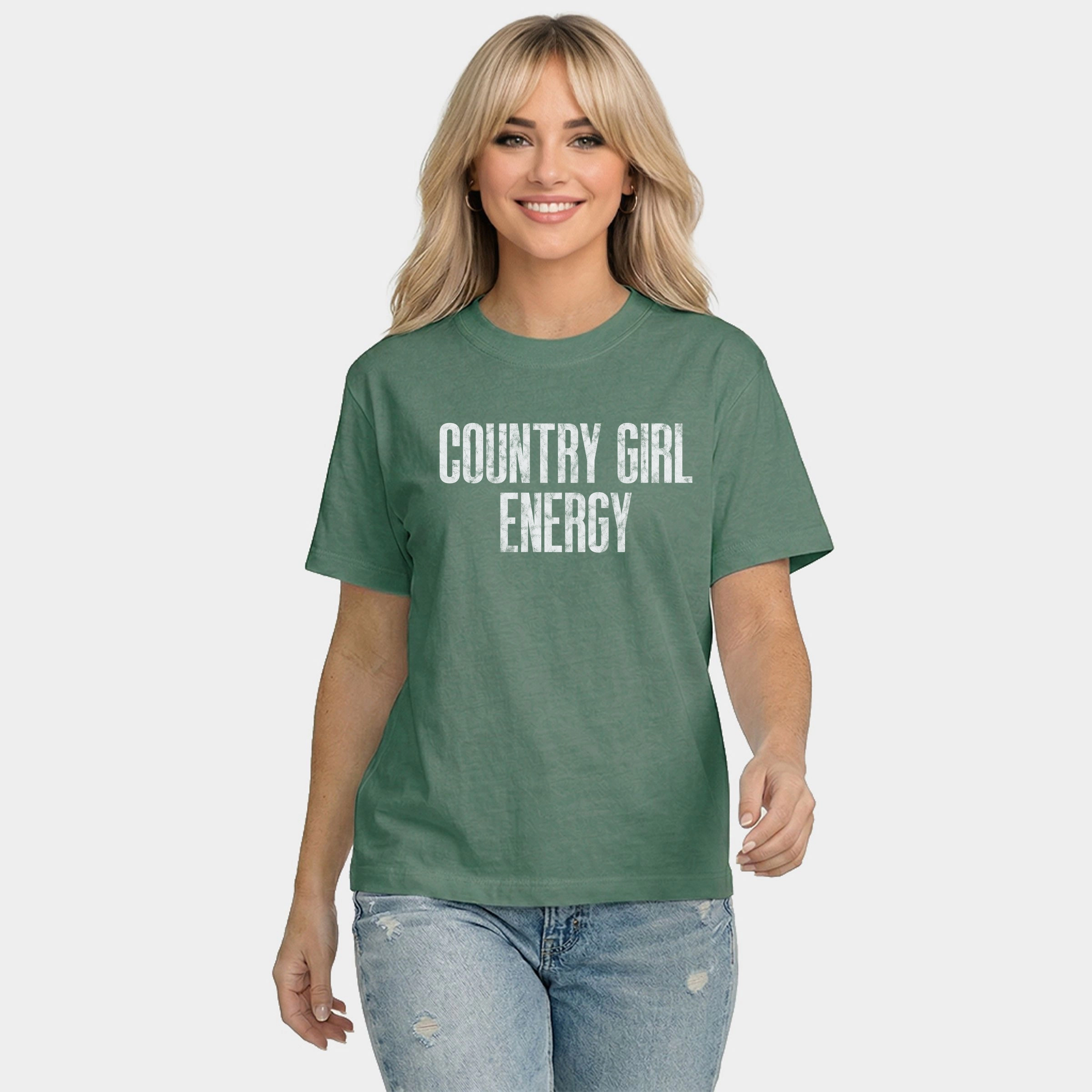 Simply Sage Market - Women's Relaxed Boxy Tee Country Girl Energy