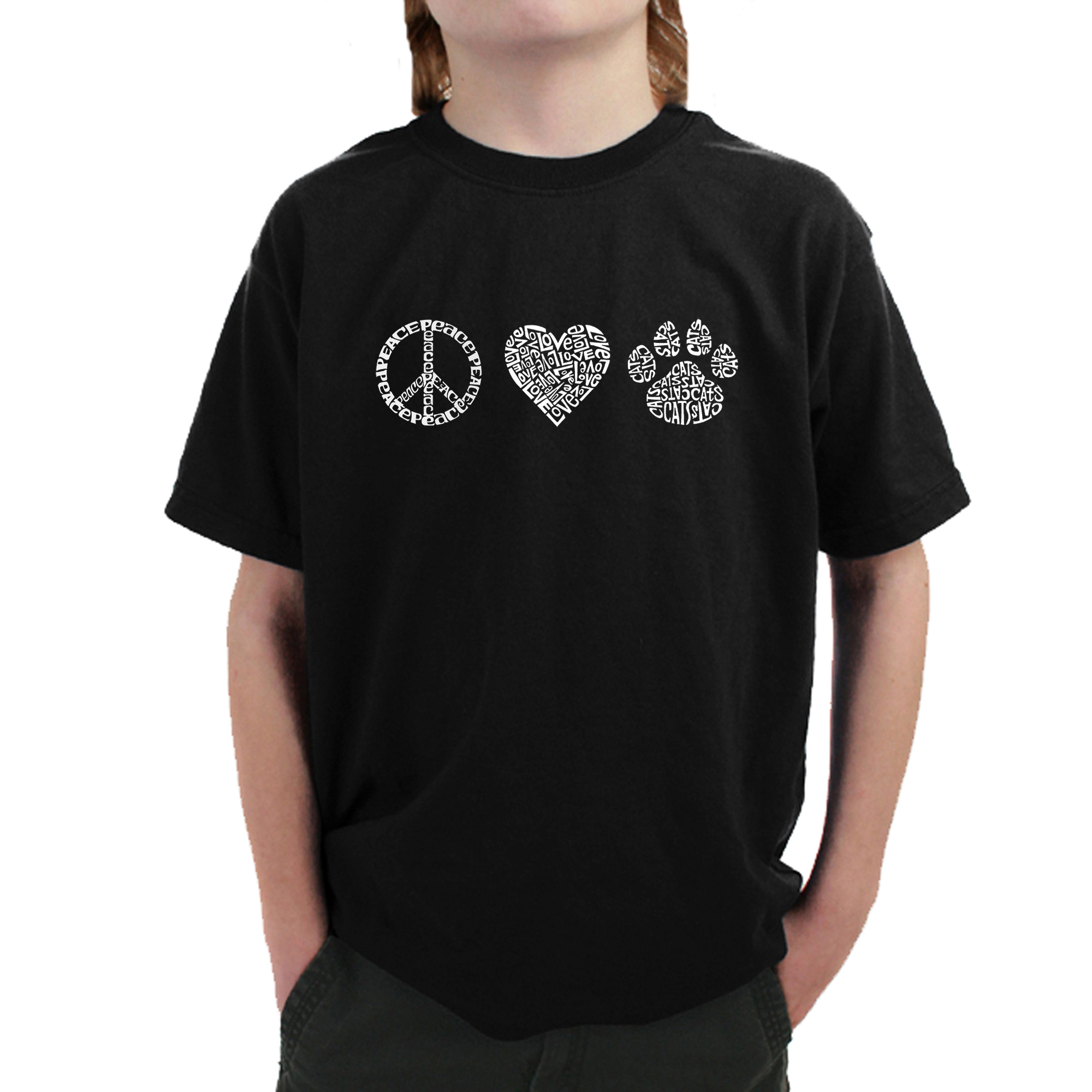 LA Pop Art Boy's Word T-Shirt