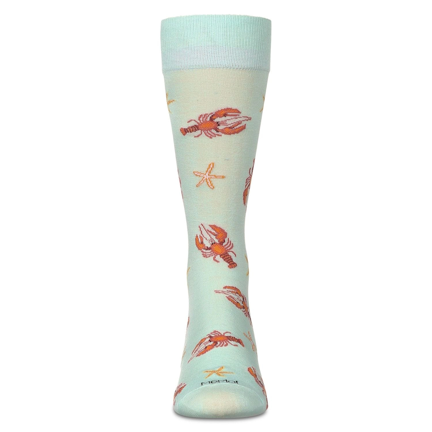 MeMoi Men's Lobster Rayon From Bamboo Crew Socks