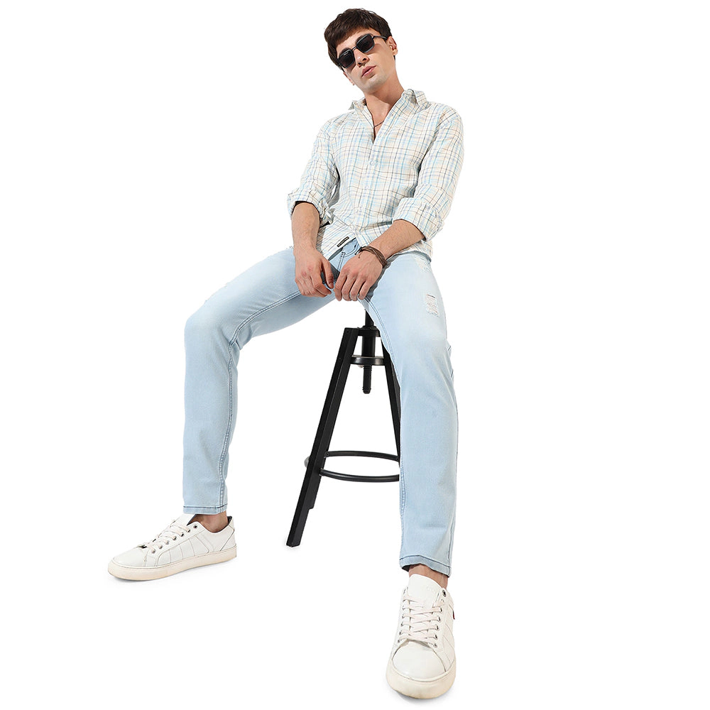 Men's Checkered Casual Shirt