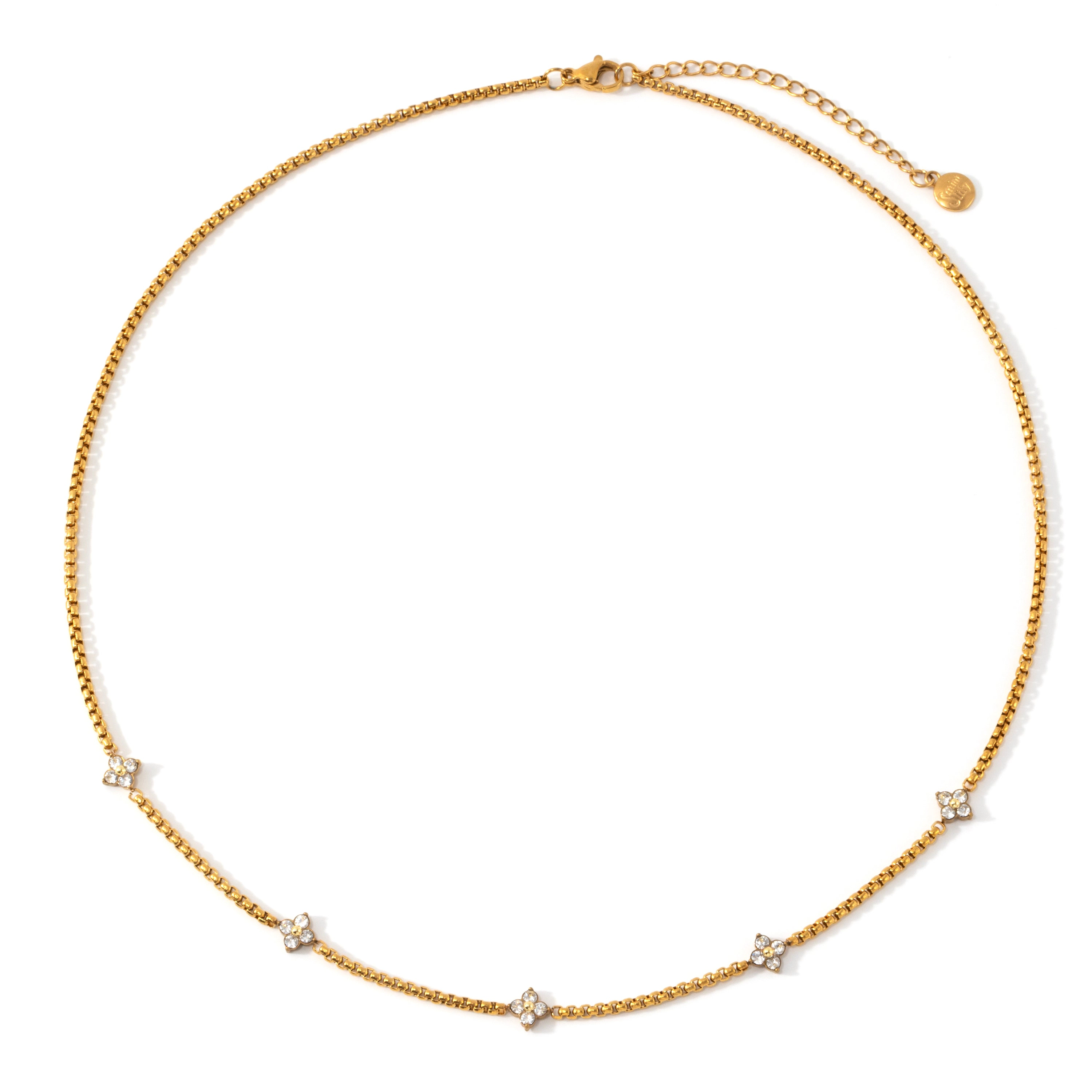 Mint & Lily Women's Radiant Clover Necklace