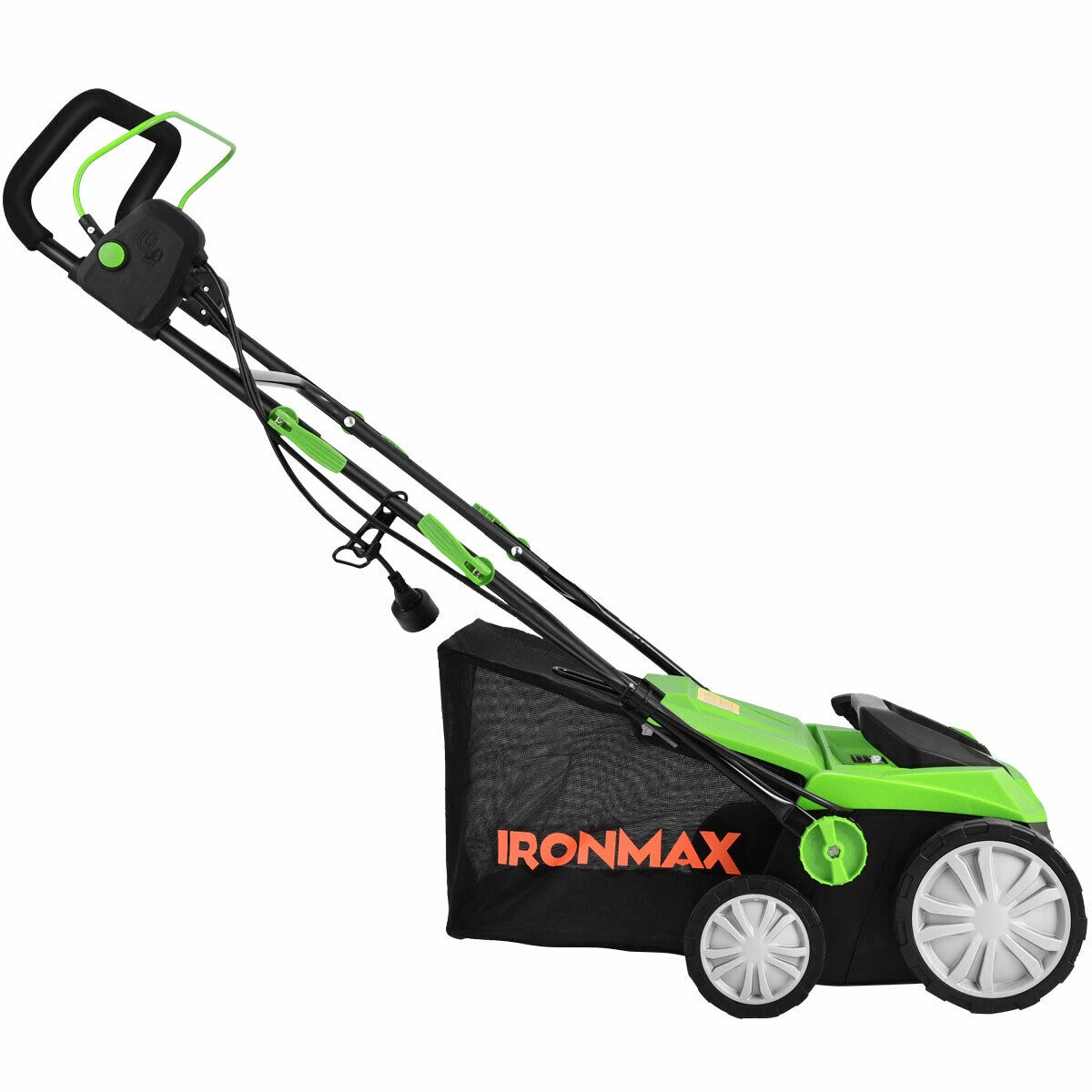 LJG 15 Inch 13 Amp Electric Scarifier with Collection Bag and Removable Blades