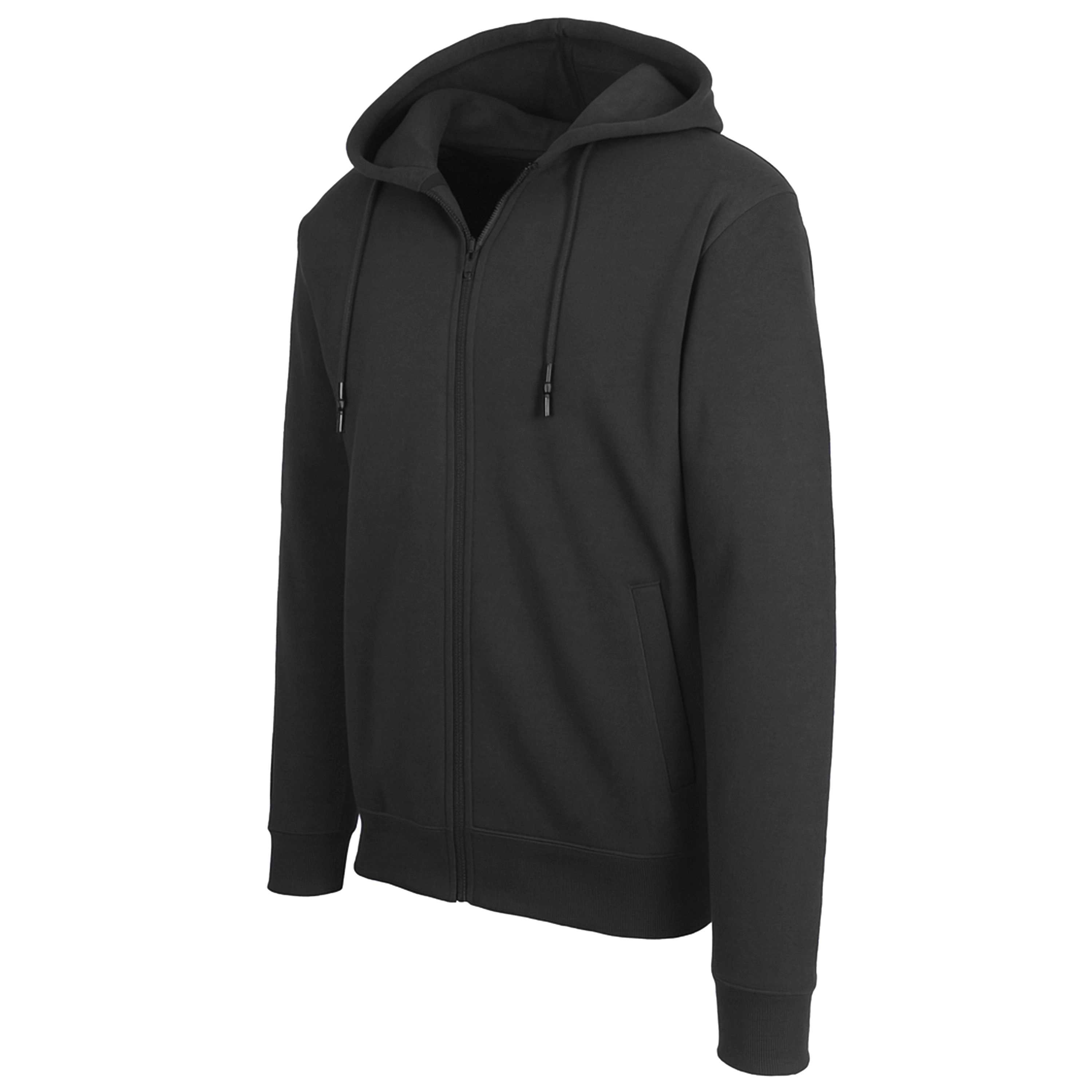 Blue Ice Men's Fleece Line Full Zip-Up Hoodie Sweatshirt