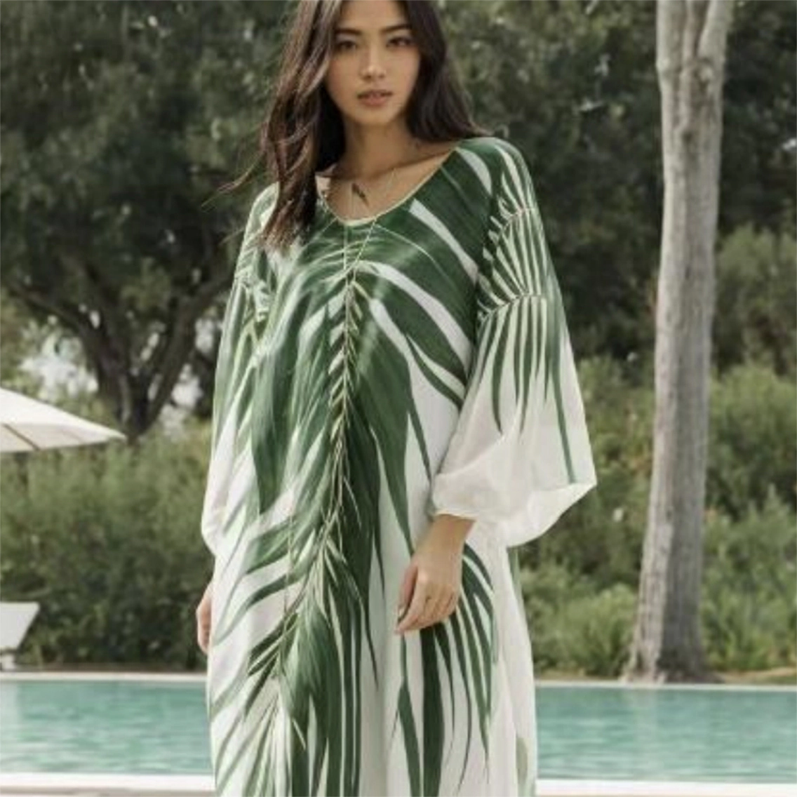 Youzey The Palm Tree Women's Swim Coverup