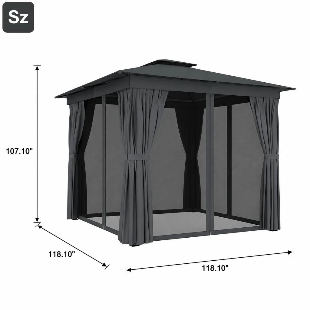 WOW PIONEER Square Outdoor Gazebo