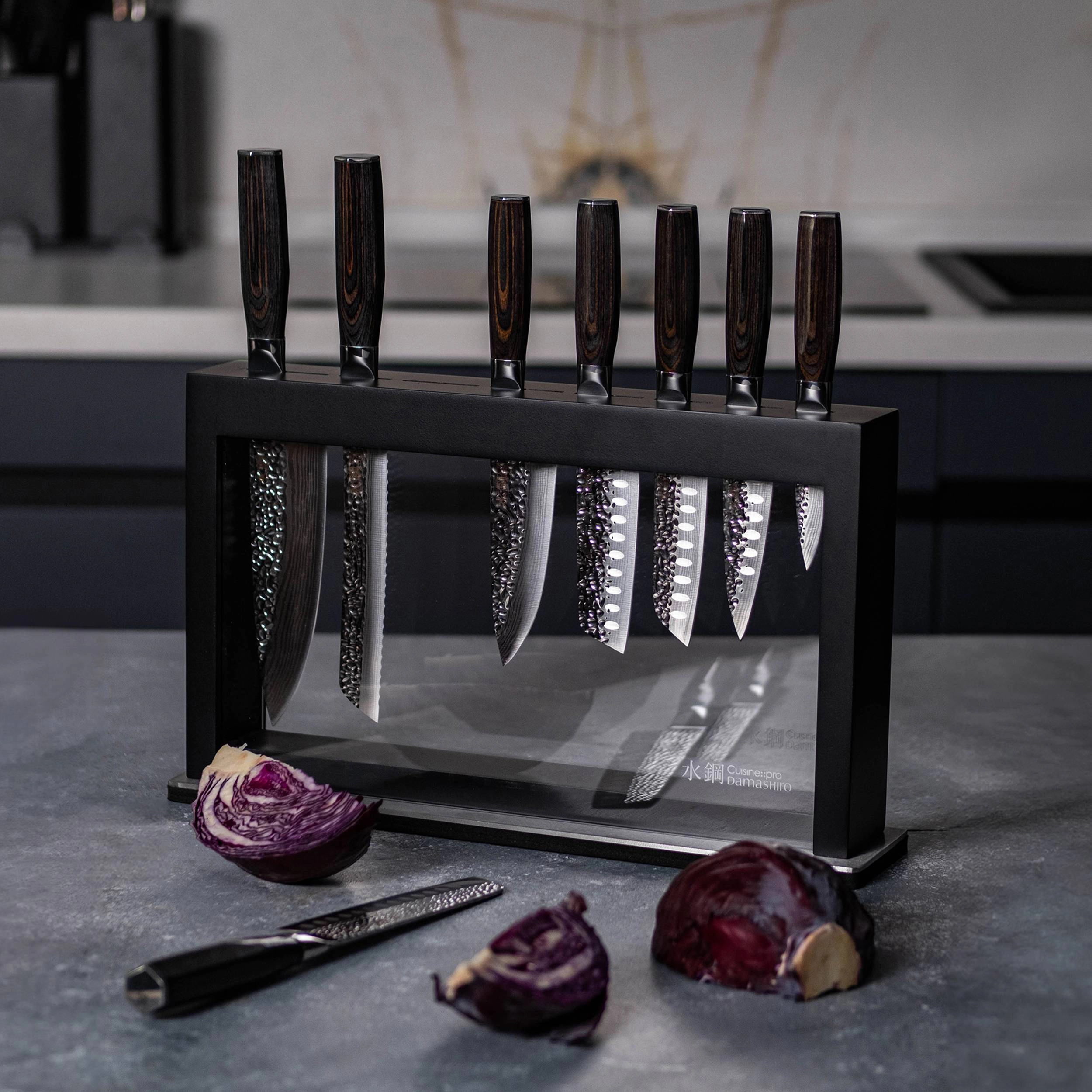 Cuisine::pro® Damashiro EMPEROR® Hisa Knife Block 9 Piece
