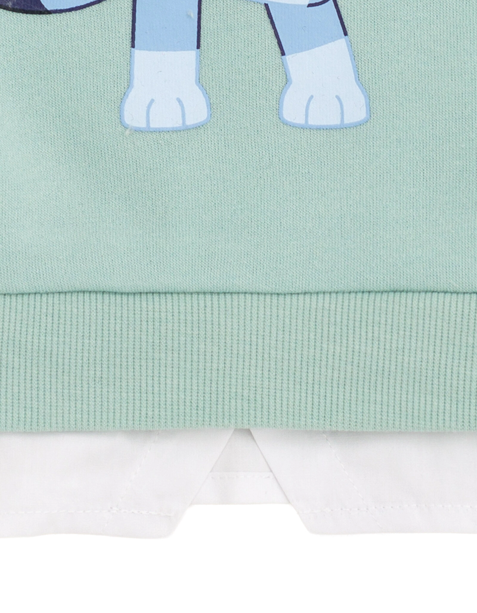 Bluey Girls' 2-Piece Fleece Sweatshirt and Skort Set