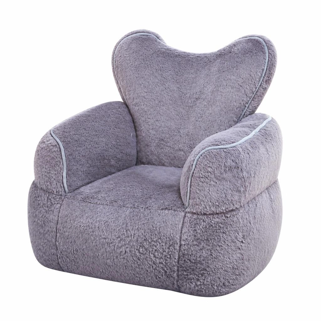 GOODSILO Soft Faux Fur Comfortable Lazy Lounge Bean Bag Chair