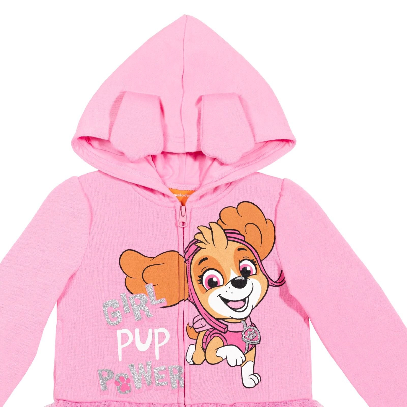 Paw Patrol Skye Girls' Fleece Zip-Up Hoodie