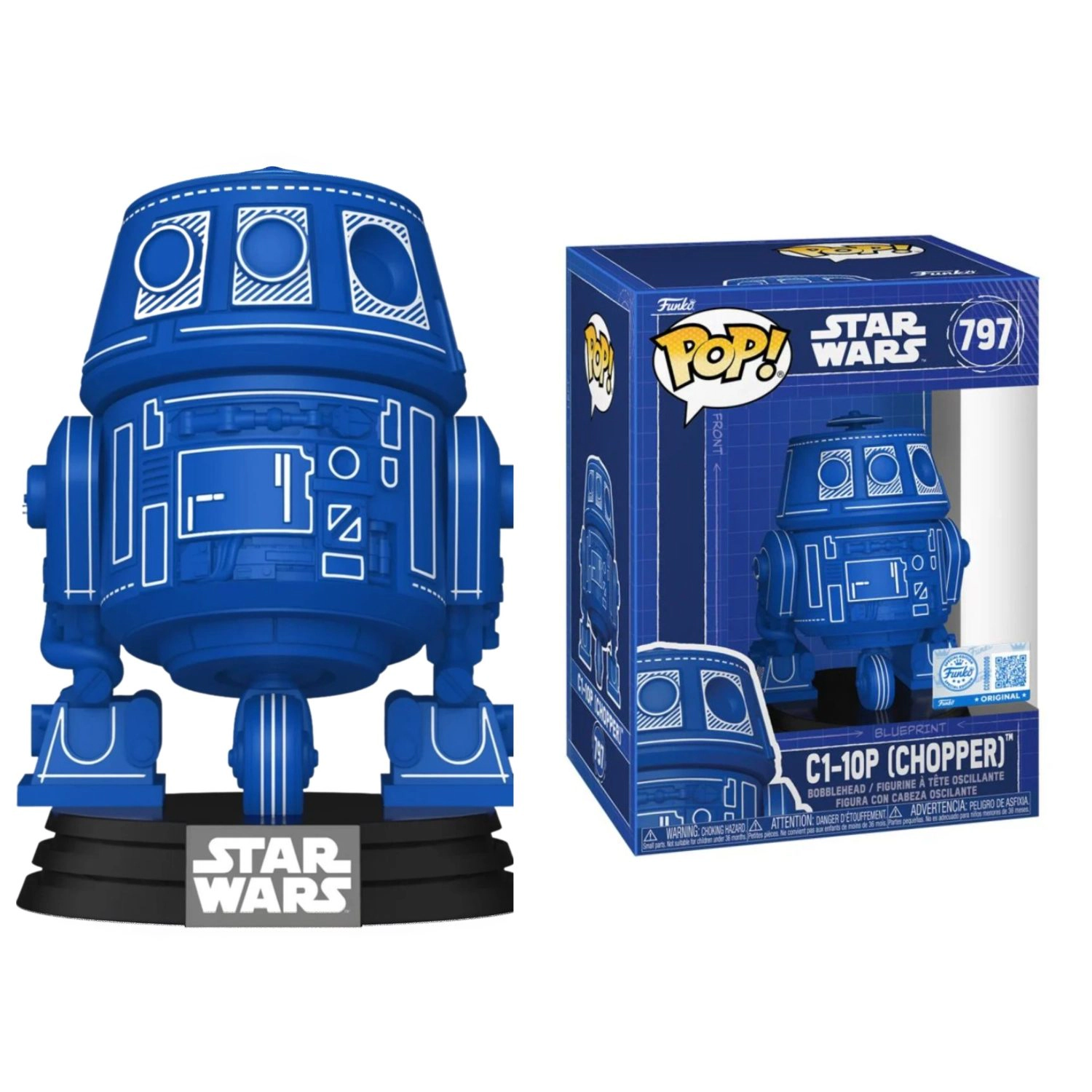 Funko Pop! Star Wars: C1-10P (Chopper) Blueprint #797