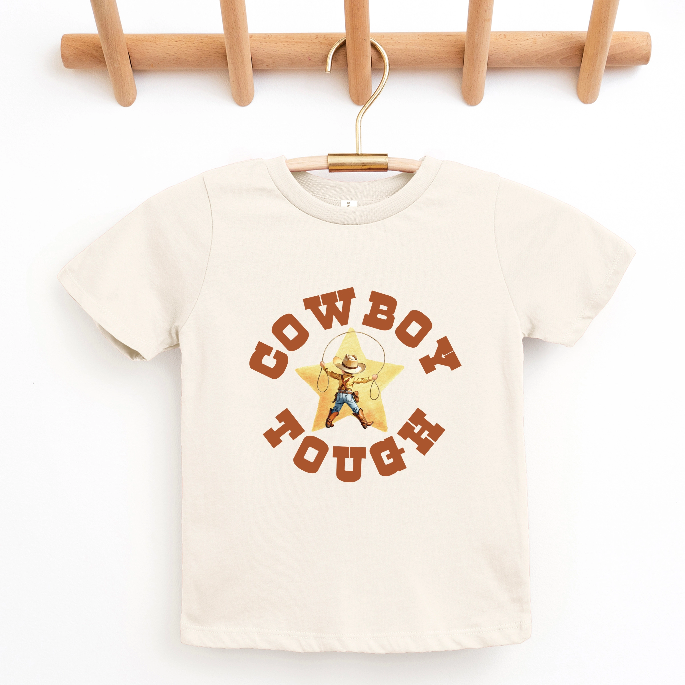 The Juniper Shop - Cowboy Tough Star Youth Short Sleeve Graphic T-Shirt