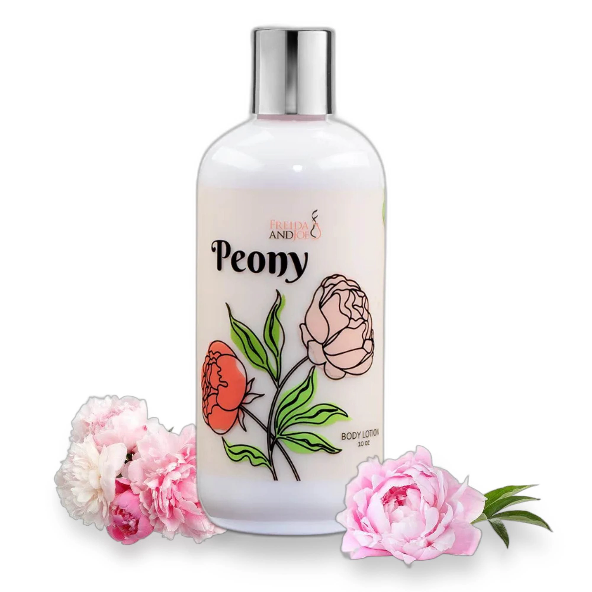 Freida and Joe Women Peony Fragrance Body Lotion in 10oz Bottle