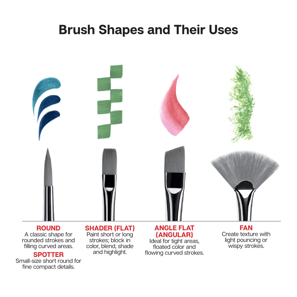 KINGART Studio Brush Set - 35-Piece All-Media Brushes & Palette Knives