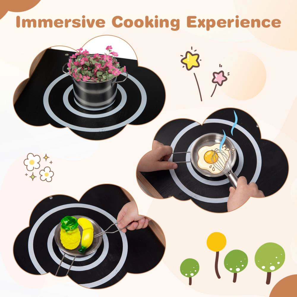 Hivvago Outdoor Wall Mounted Mud Kitchen for Kids