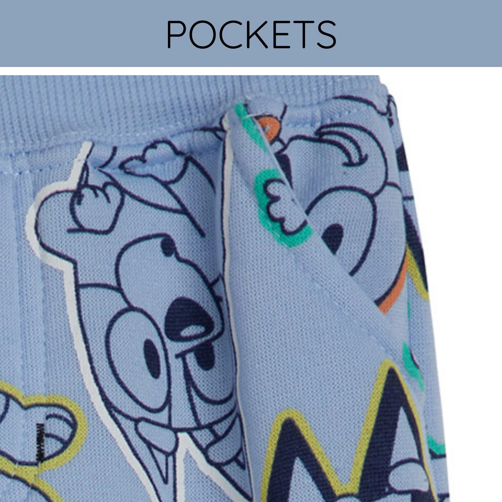 Bluey Boys' 2-Pack Fleece Jogger Pants