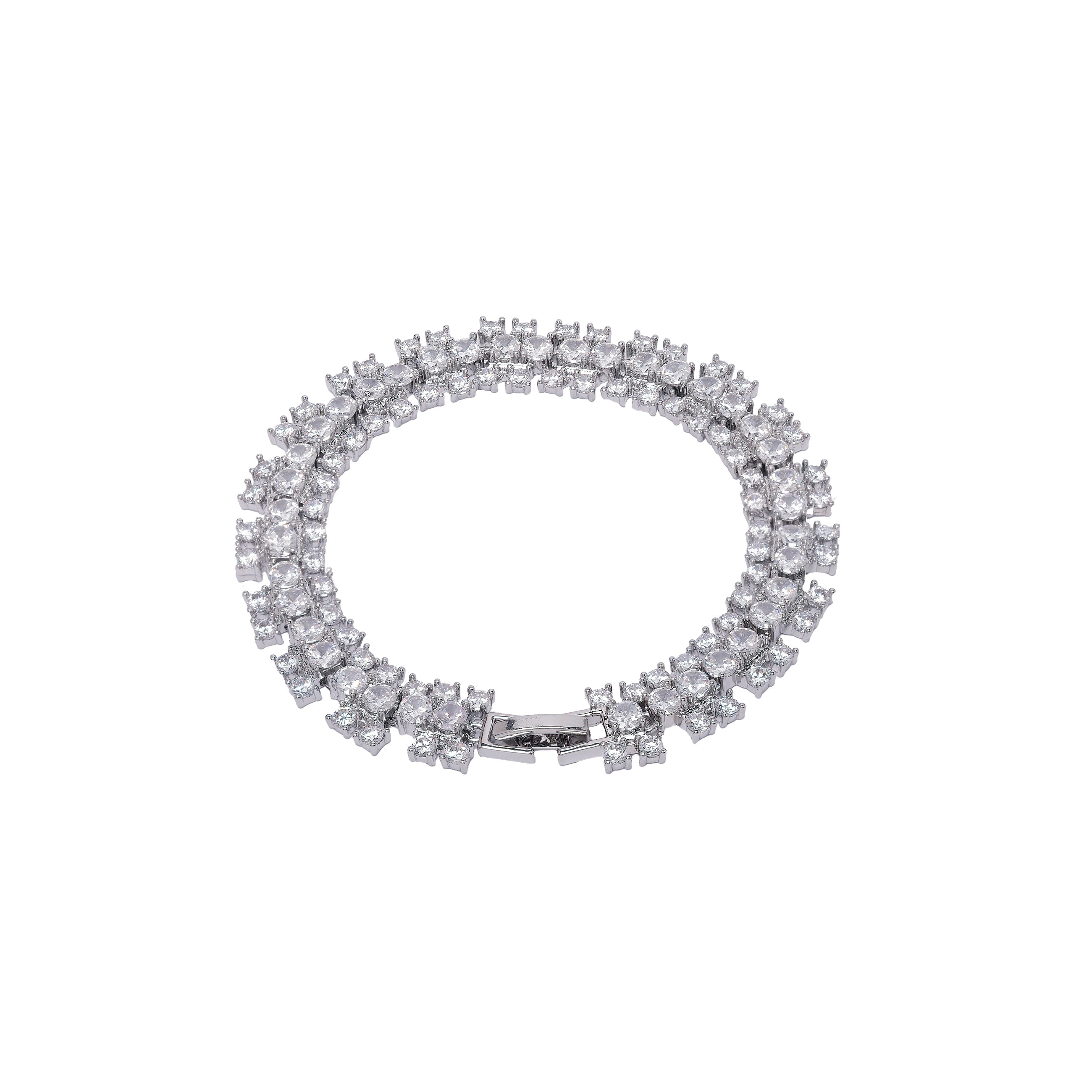 AGP PARIS Womens Diva Sterling Broad Bracelet