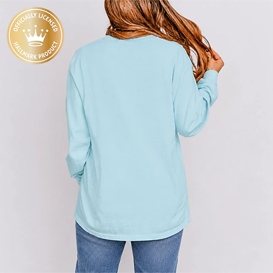 Simply Sage Market - Women's Garment Dyed Long Sleeve Graphic T-Shirt ...