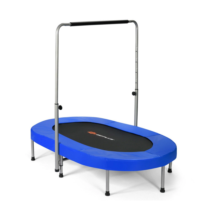 Hivvago 2-Person Foldable Mini Kids Fitness Rebounder Trampoline