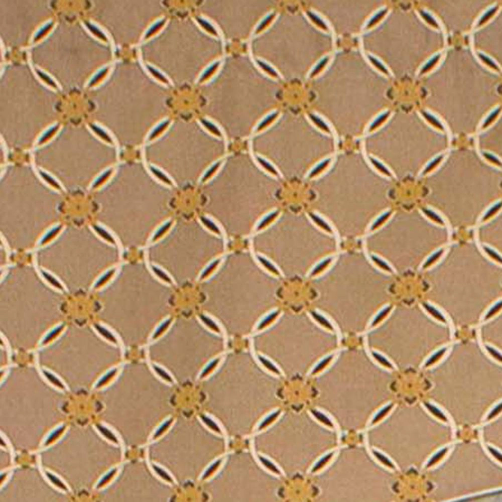 Andromeda Geometric Arch 3" Rod Pocket Valance 50" x 17" Stone by RLF Home