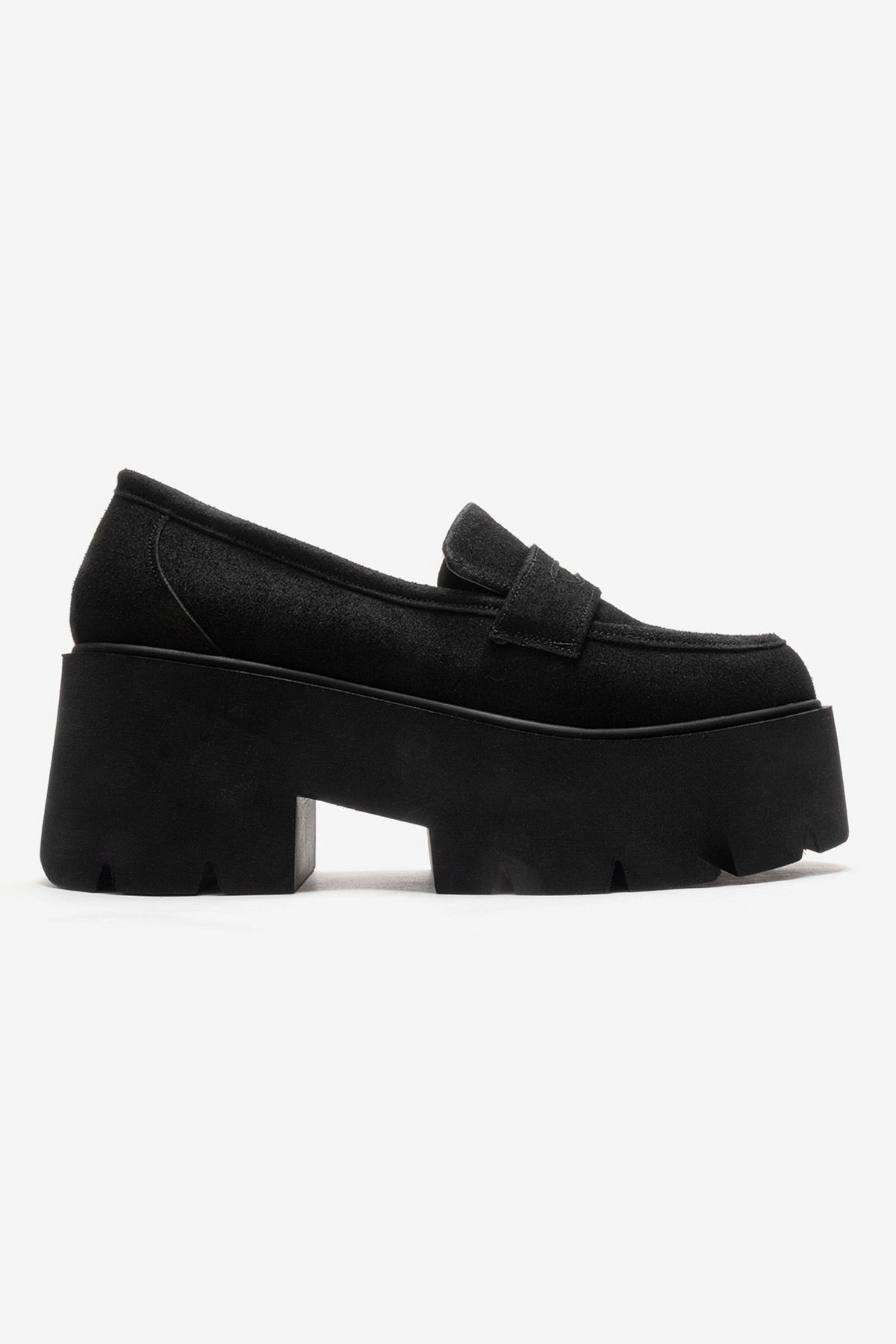 Prologue Shoes Womens Santia Chunky Platform Loafer
