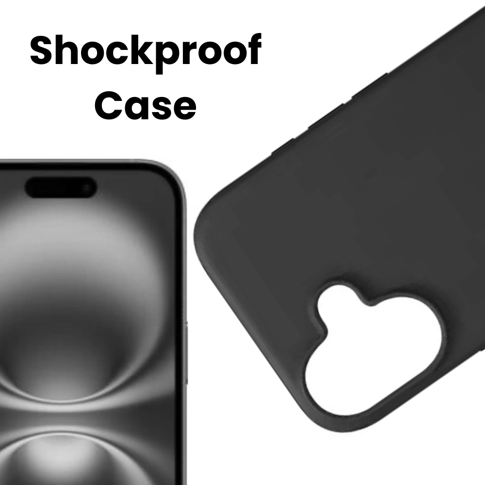 Qixxronics Mobile Phone Cover for iPhone 16 Plus Silicone Case Shock-Absorbent Protective Phone Cover