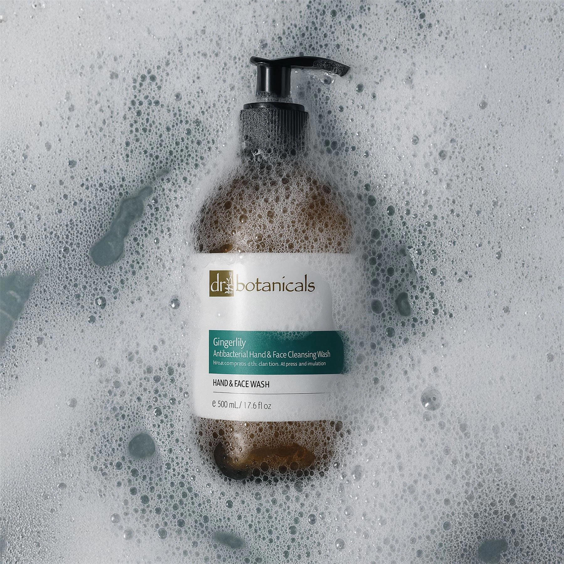 Dr Botanicals Gingerlily Revitalising Hand & Face Cleansing Wash - Hydrating Gel 500ml