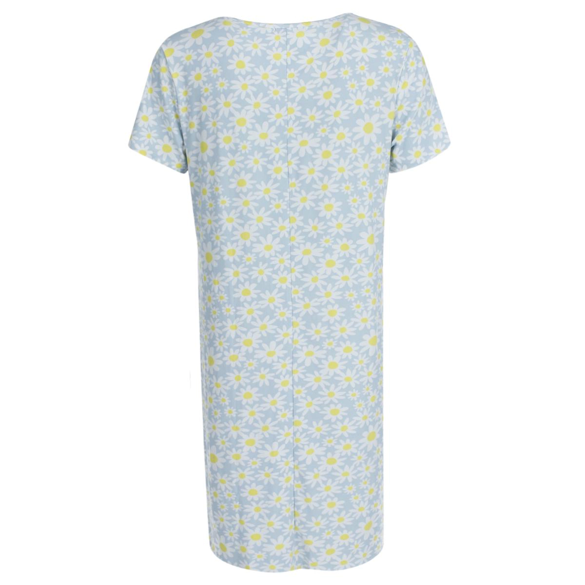 Elegant Emily Women's Daisy Short Sleeve Sleep Gown