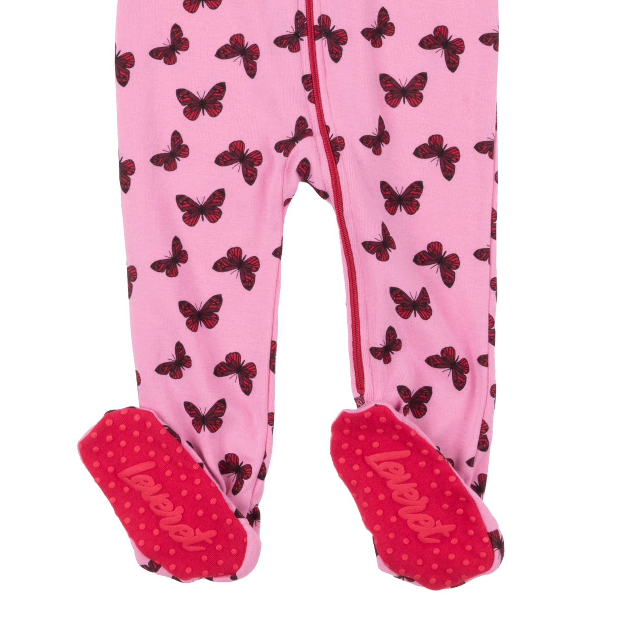 Leveret Baby/Toddler Girls Novelty Print Cotton Footed Pajamas