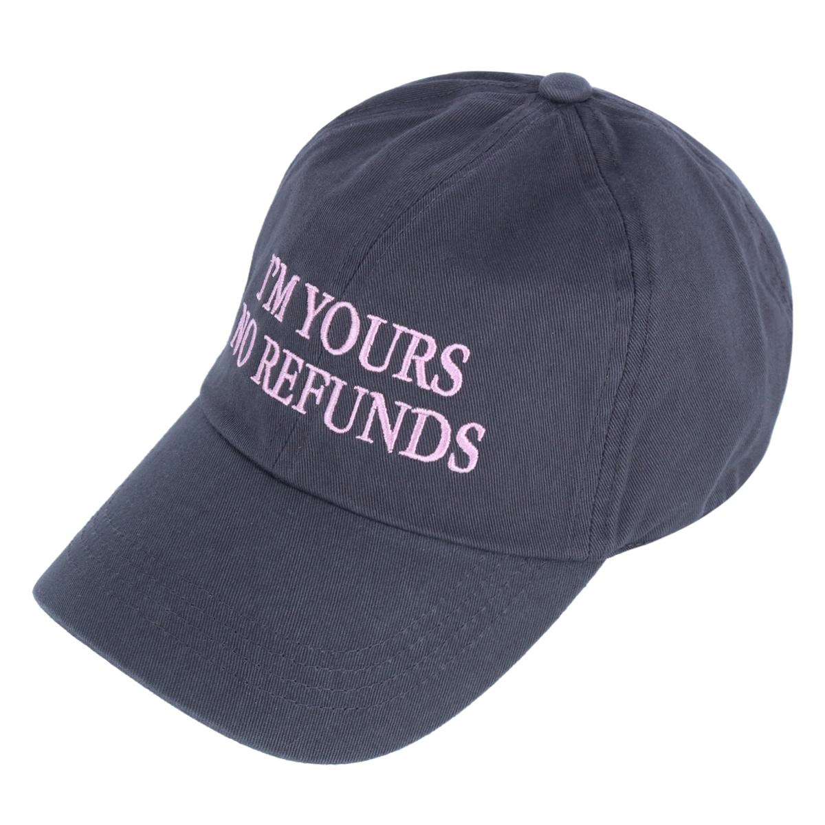 David & Young Women's I'm Yours No Refunds Embroidered Baseball Cap