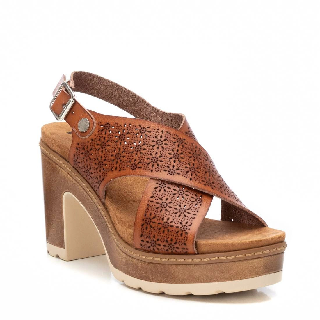 Refresh women's heeled slingback sandals