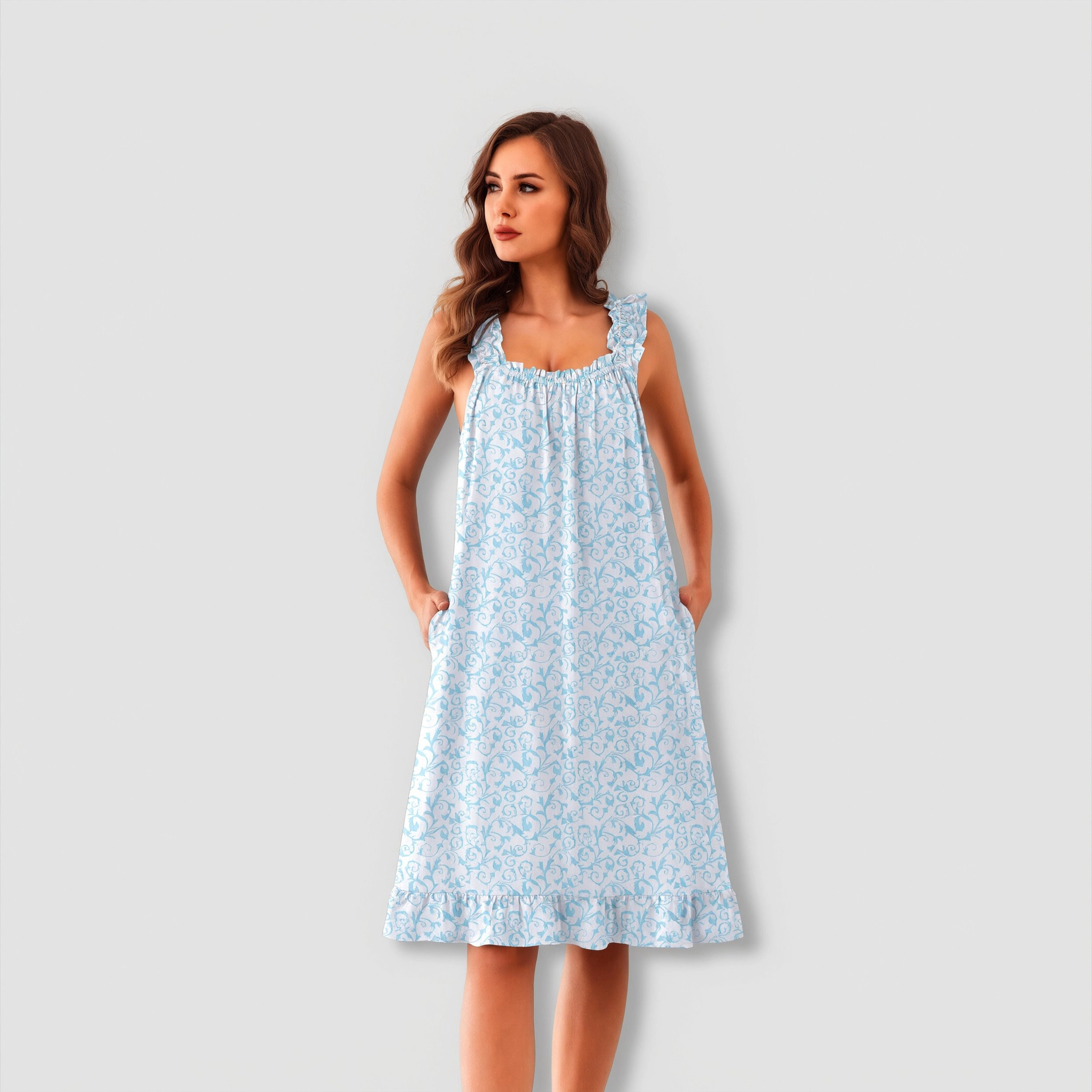 Ekouaer Women Nightgowns & Sleepshirts Victorian Night Gowns Dress Summer