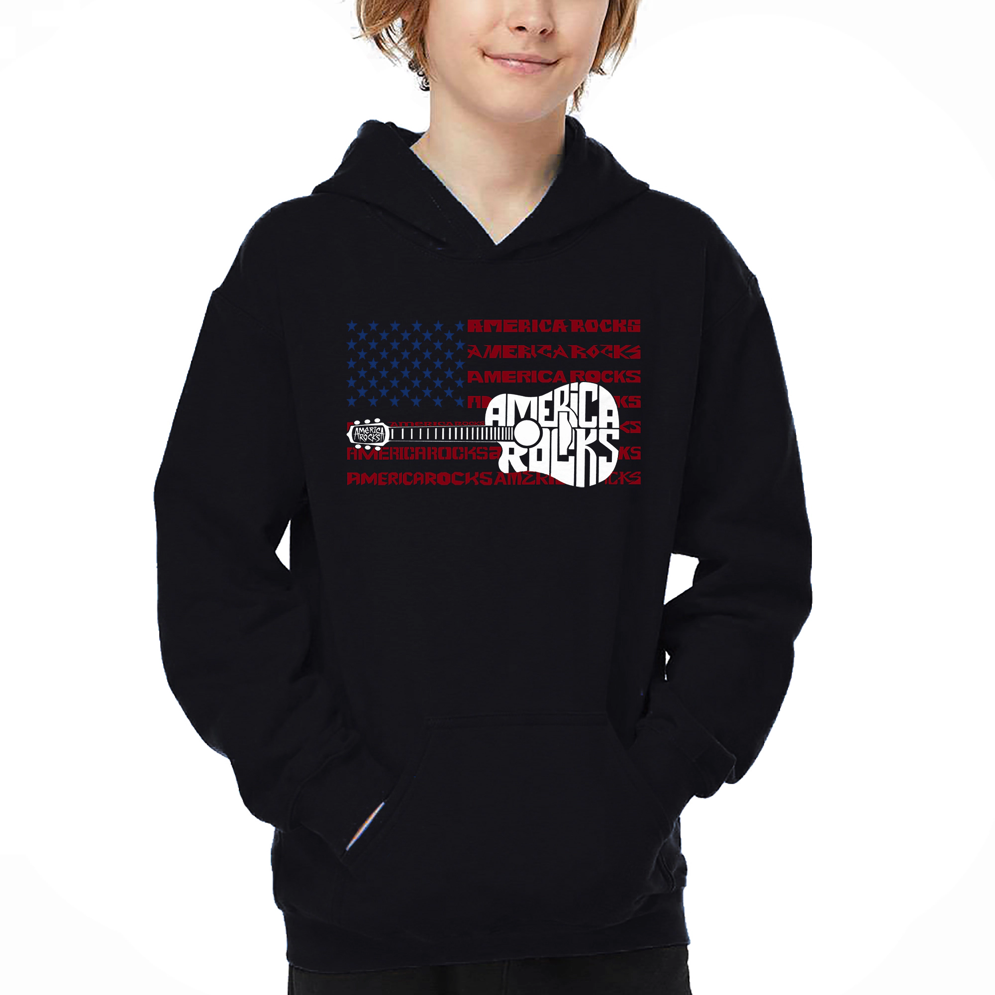 LA Pop Art Boy's Word Hoodie