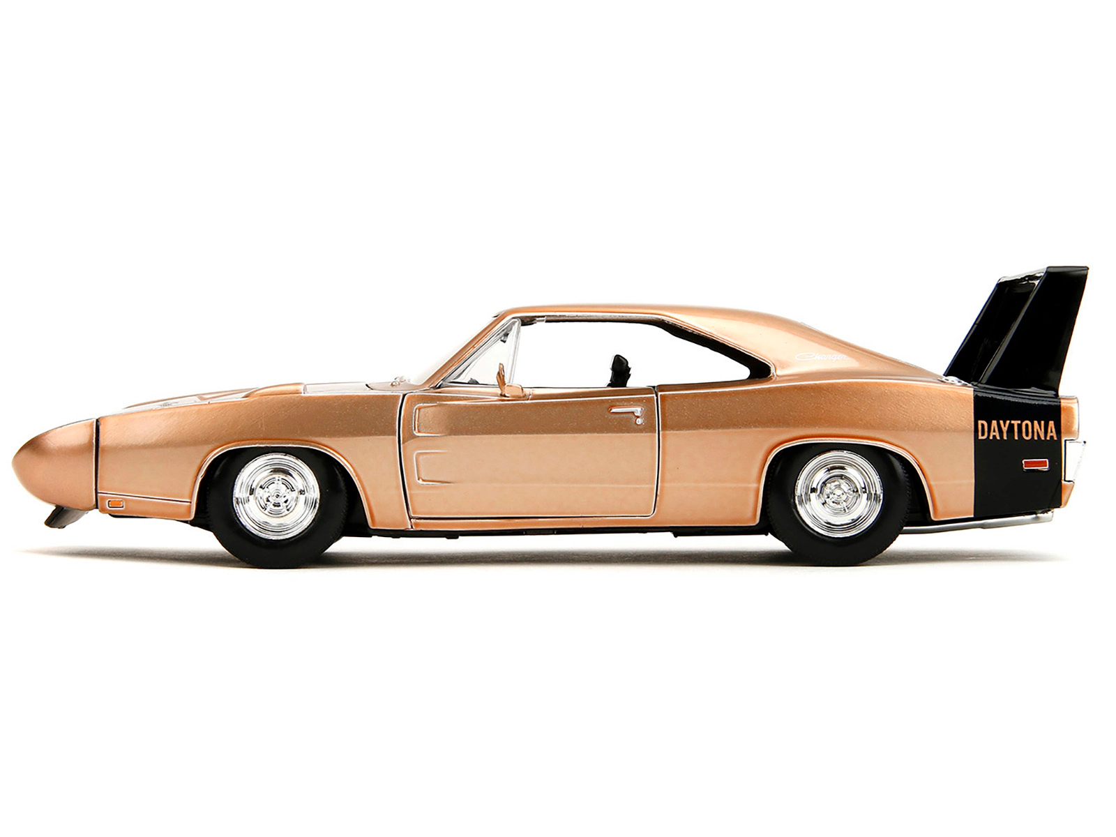 Jada 1969 Dodge Charger Daytona Bronze Metallic with Black Tail Stripe "Bigtime Muscle" Series 1/24 Diecast