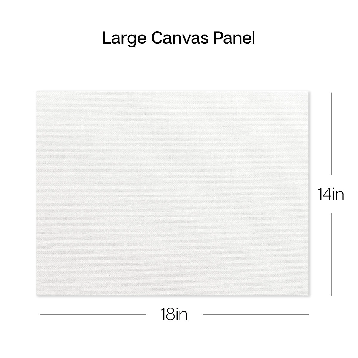 KINGART Canvas Panel Boards 14" x 18" 4-Pack