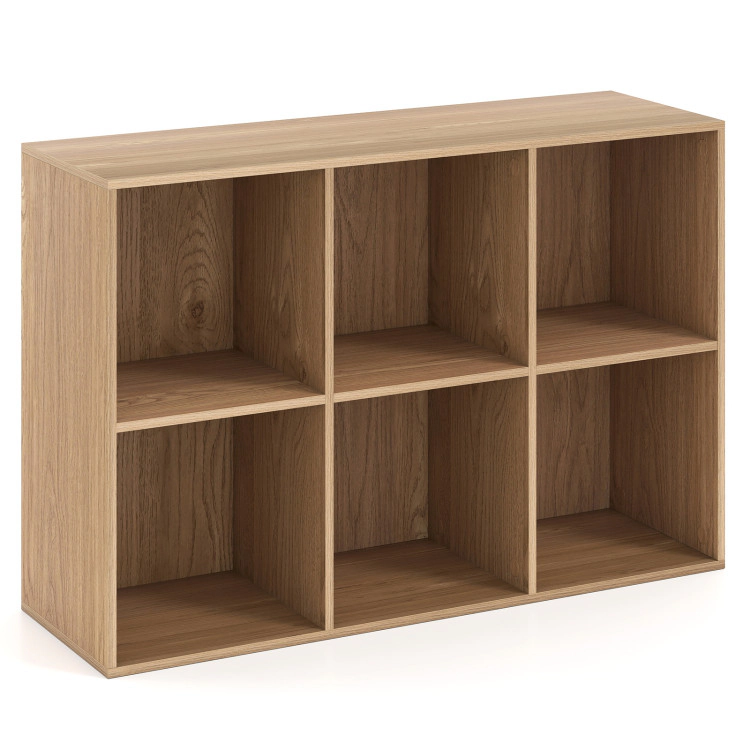 Hivvago Modern 6-Cube Bookcase with Anti-tipping Kits for Bedroom Living Room
