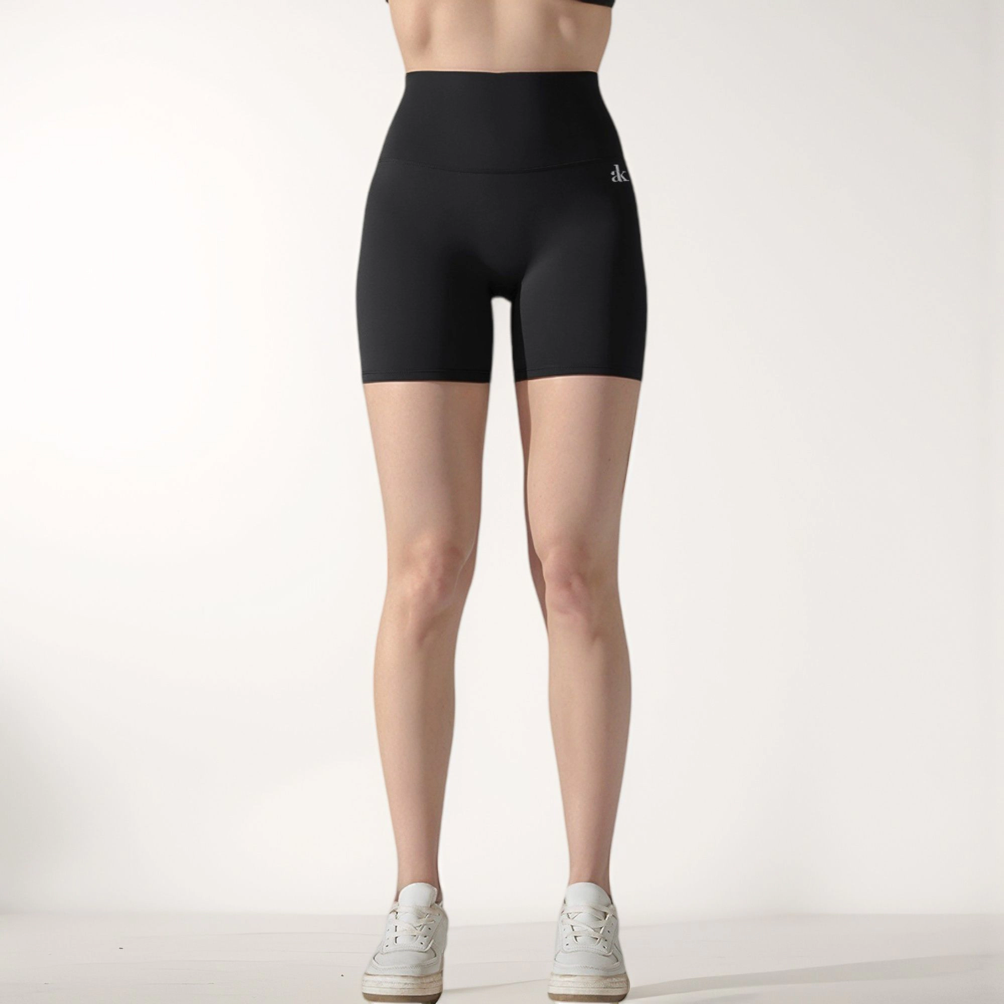 Anna-Kaci Women's High Waist Compression Biker Shorts Seamless Waistband with Sculpting Stretch Fit