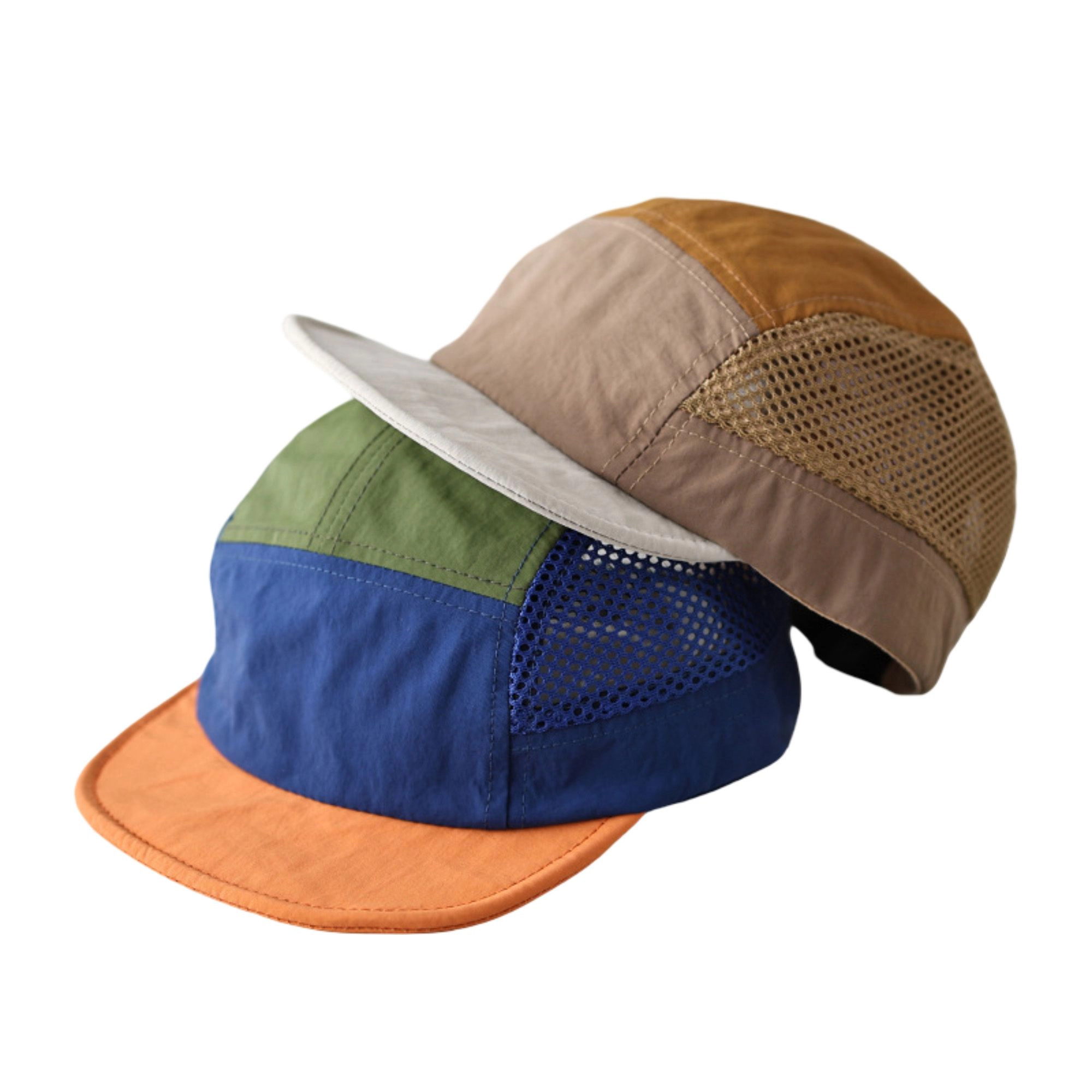 Anna-Kaci Women's Short Brim Lightweight Mesh Panel Adjustable Five Panel Cap