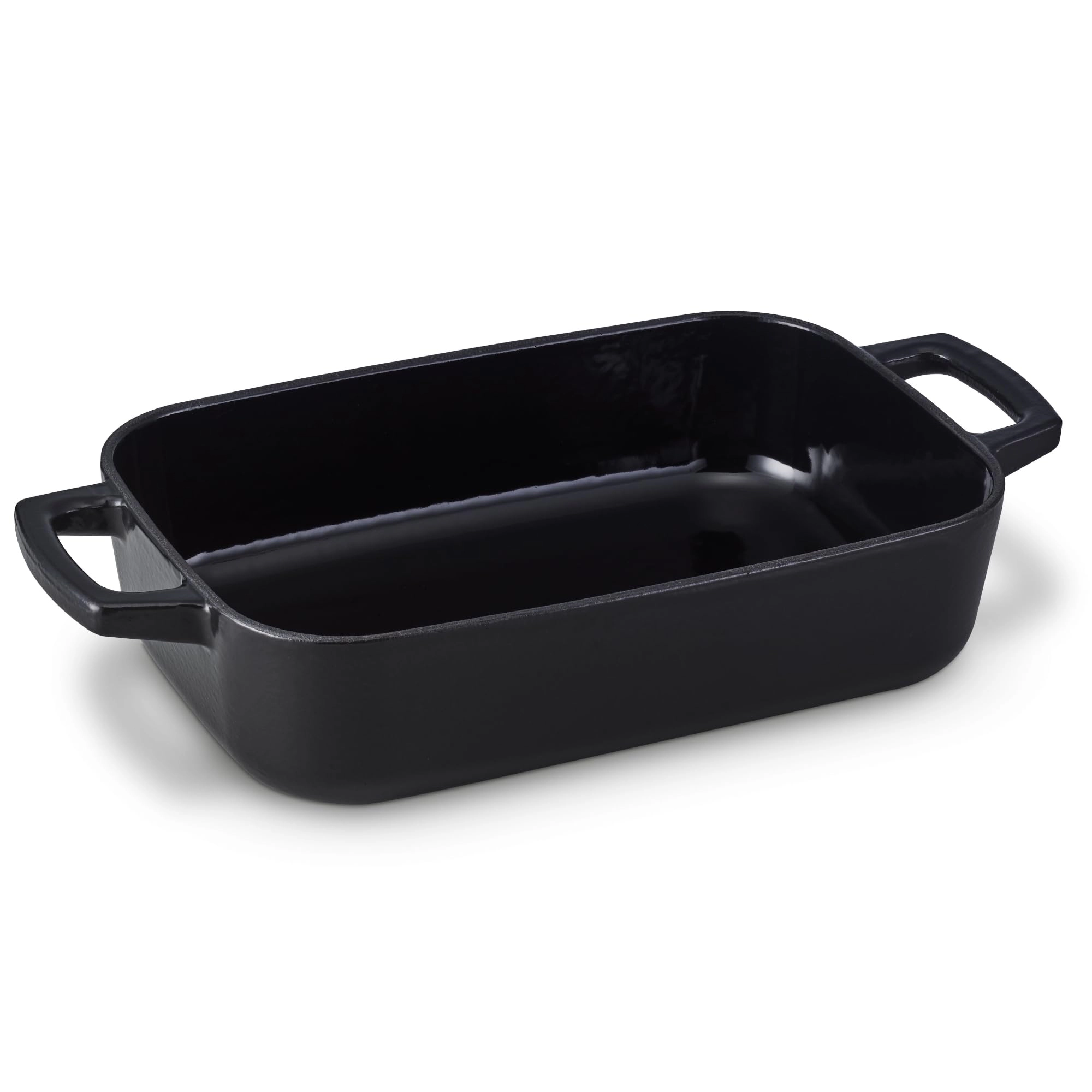 Alva Nori 12"×8" Enameled Cast Iron Roasting Pan - Oven & Induction Safe