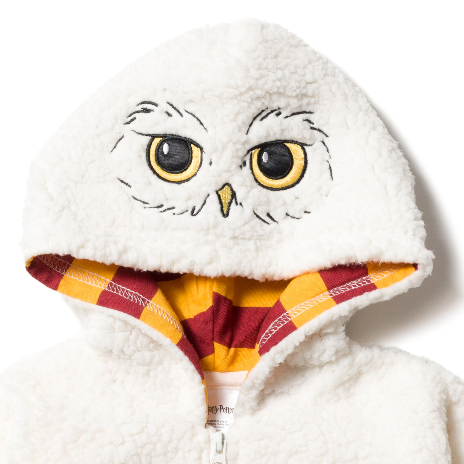 Harry Potter Hedwig Zip-Up Hooded Sweatshirt