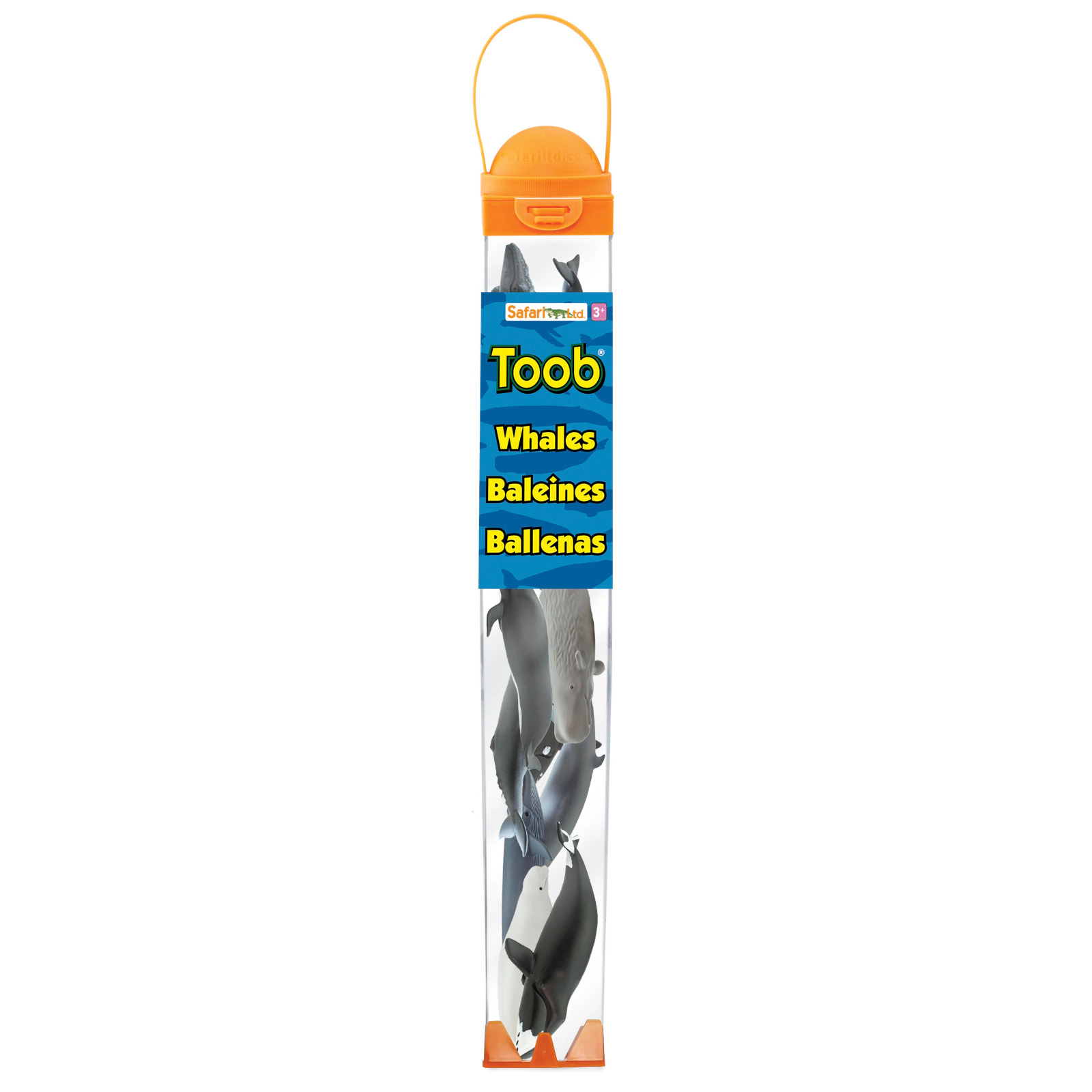 Safari Ltd. - Whales TOOB - contains 10 Mini Figurines