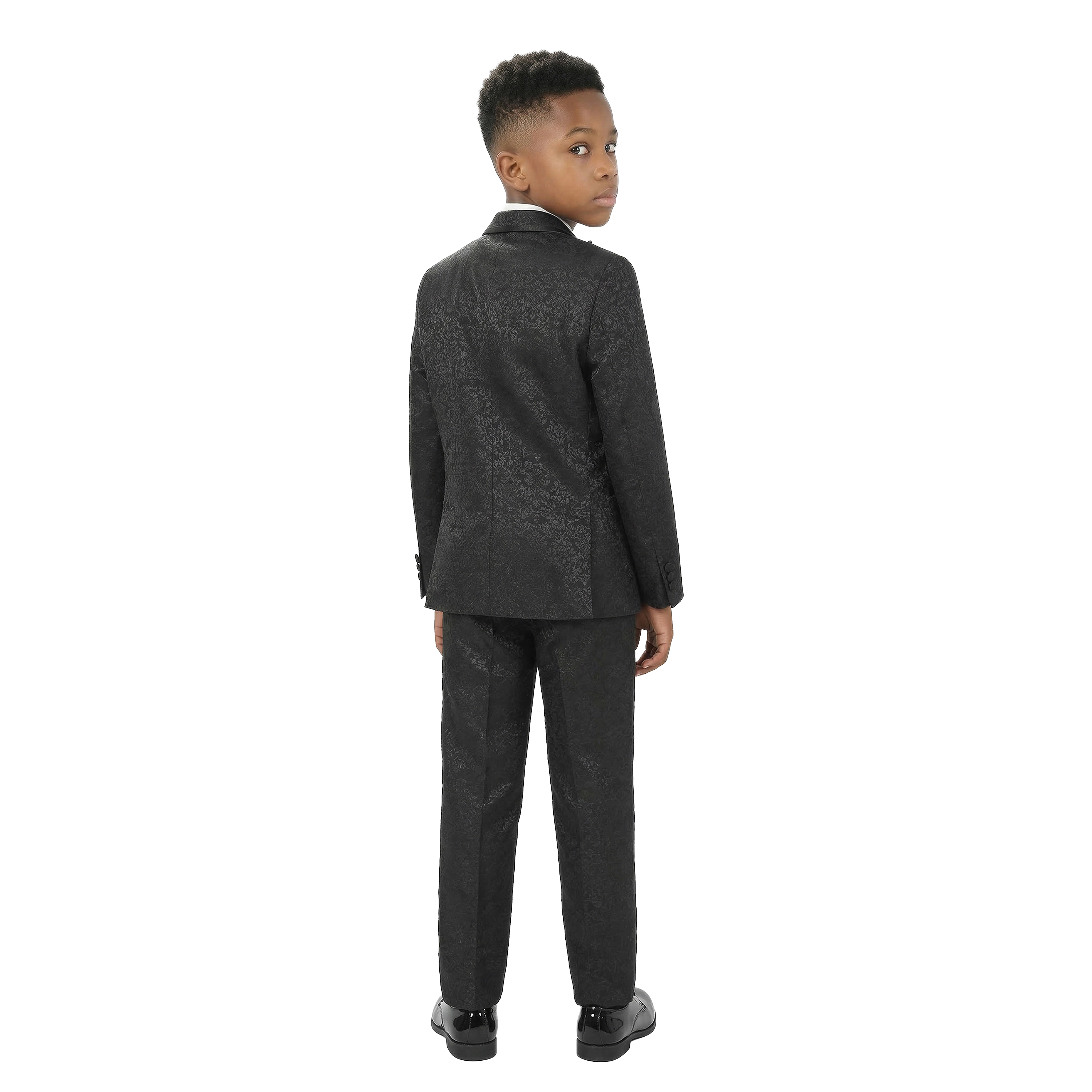 Tazzio Little & Big Boys 5-Pc. Paisley Tuxedo Set
