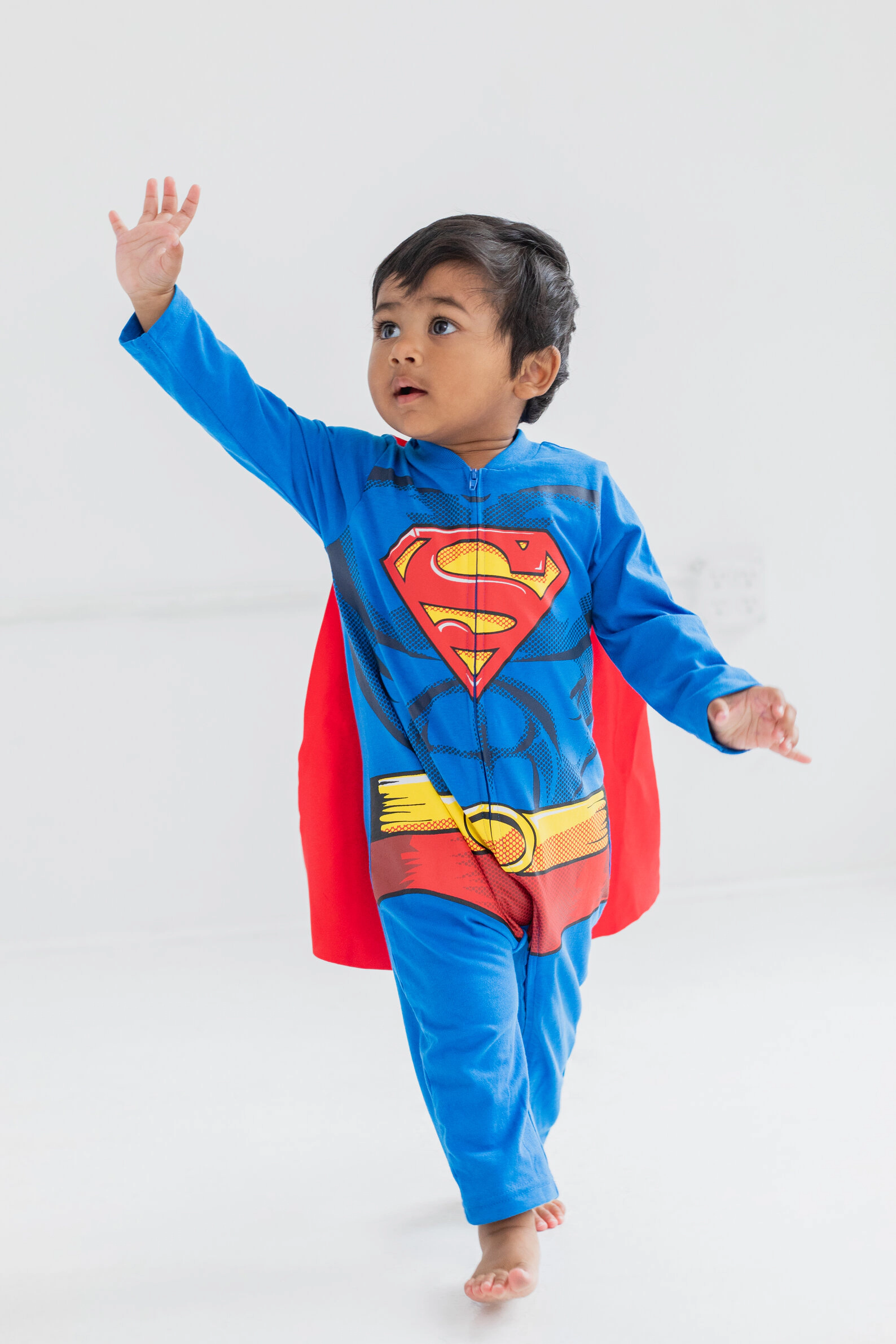 WARNER BROS Justice League Superman Cosplay Coverall and Cape Set