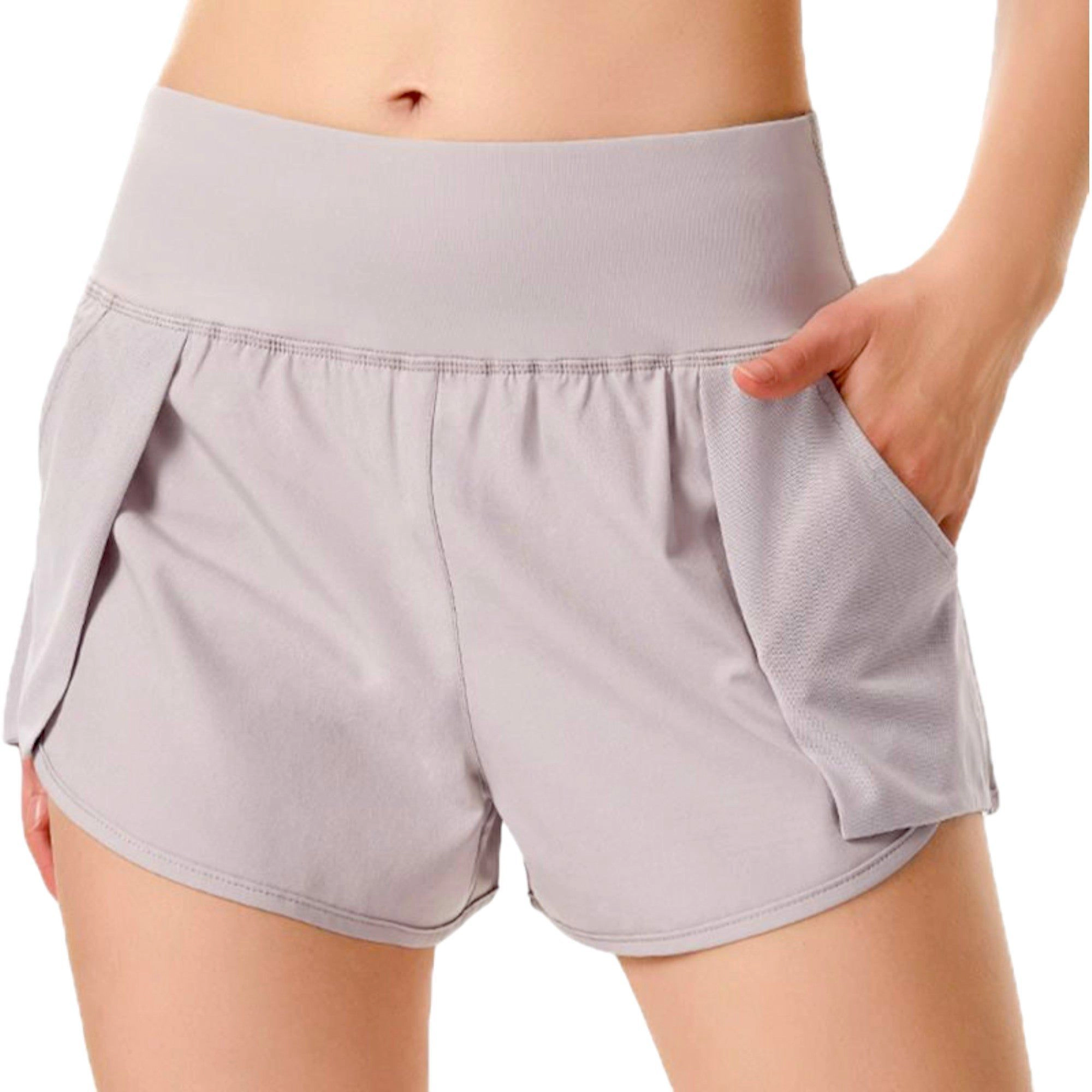 Anna-Kaci Women's Quick-Dry Pocket Running Shorts
