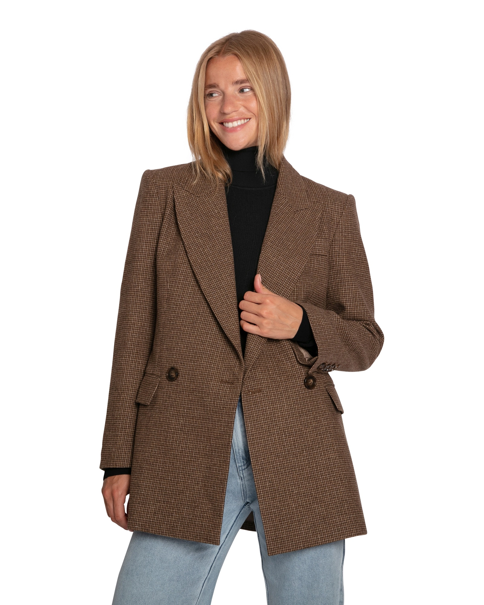 Belle & Bloom Womens Big Brother Talk Blazer
