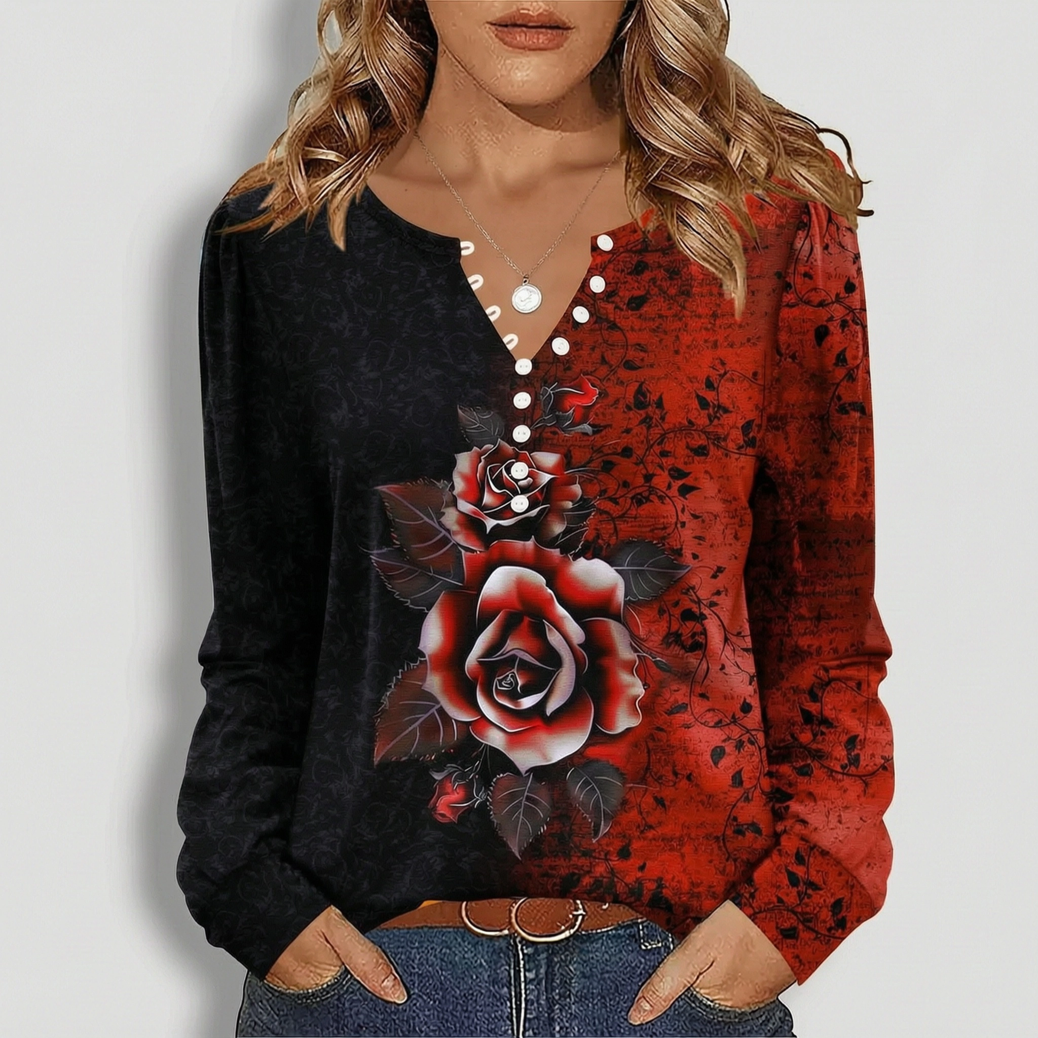 Zeagoo Women's Crewneck Basic Blouse