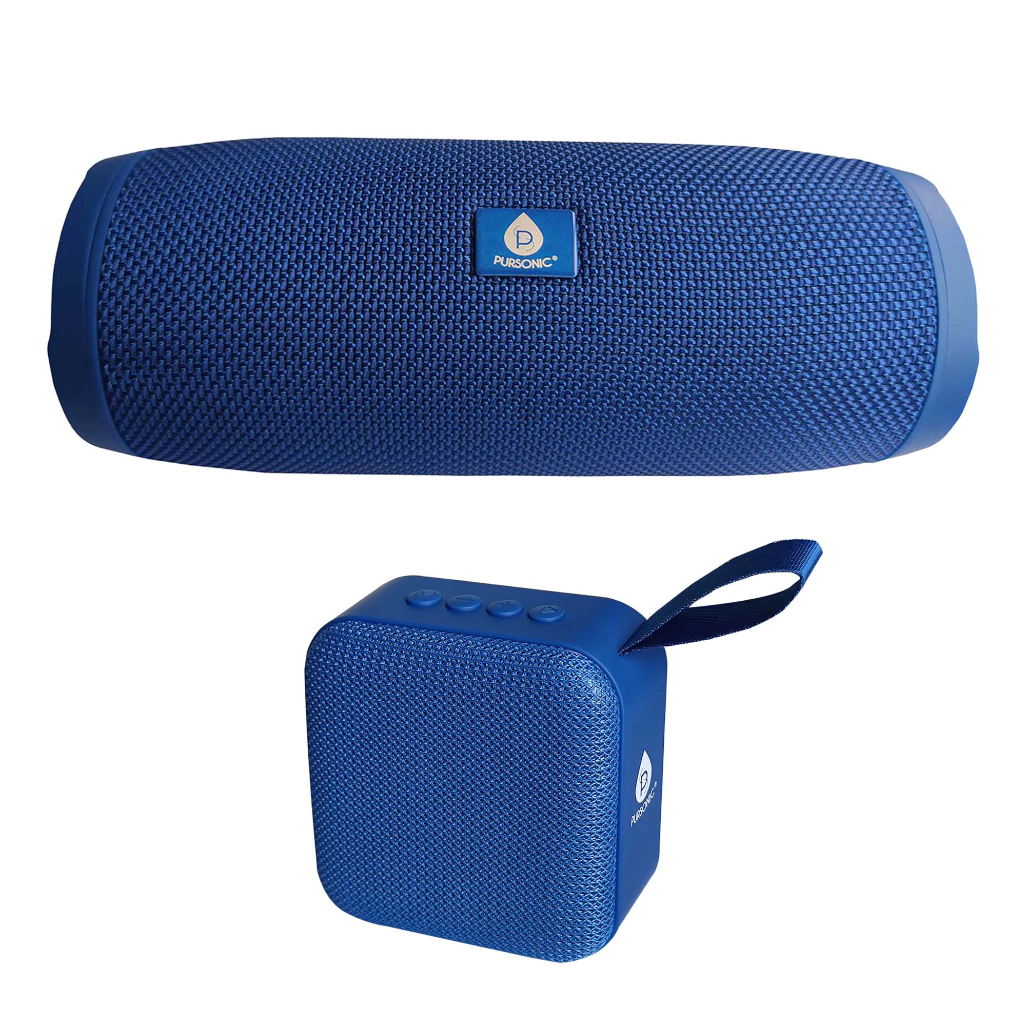 Pursonic Unisex 360° Hi-Res Wireless Bluetooth Speaker Duo