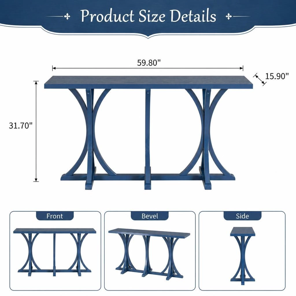 GOODSILO Long Narrow Entryway Console Table