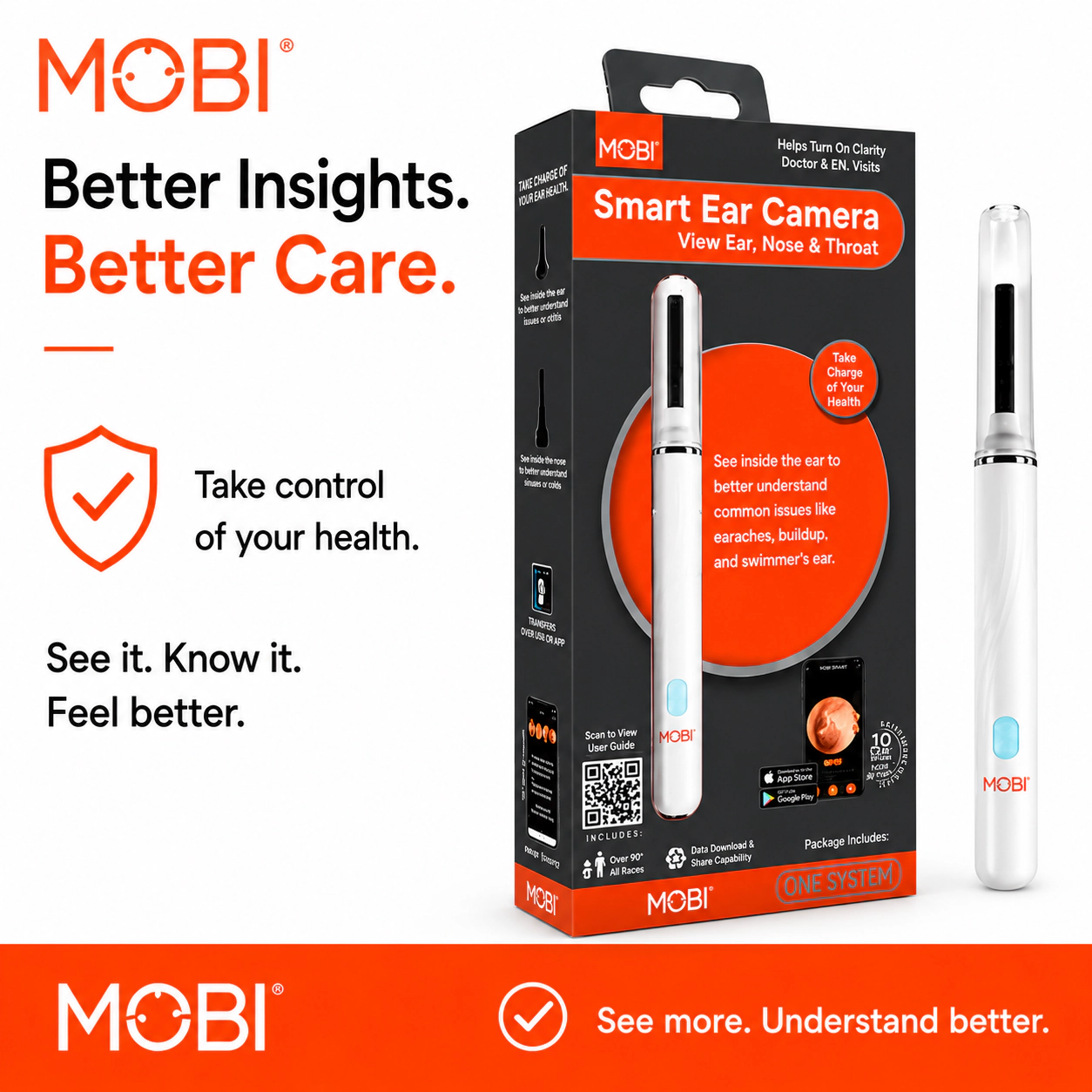 MOBI Smart Ear, Nose & Throat Camera