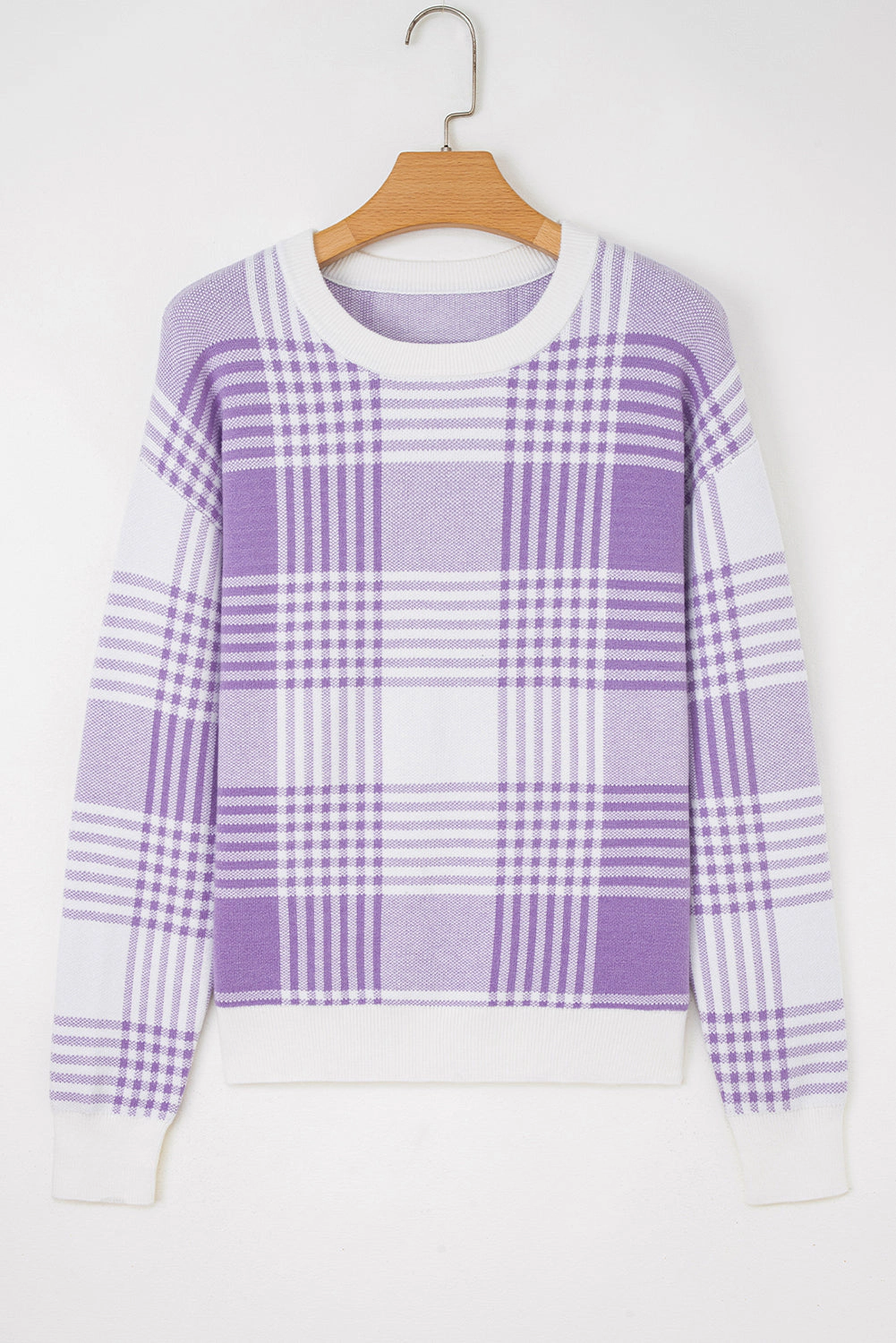 Threaded Pear Women's Giuliana Ribbed Trim Loose Sweater
