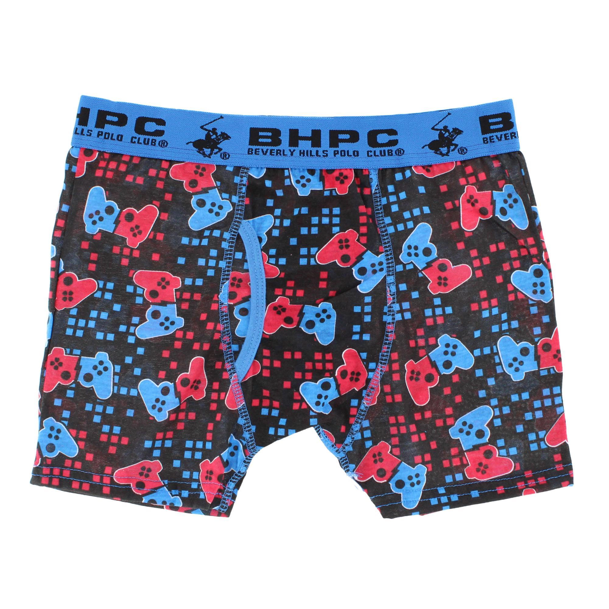 CTM Boy's Vibrant Gaming Boxer Briefs (5 Pack)
